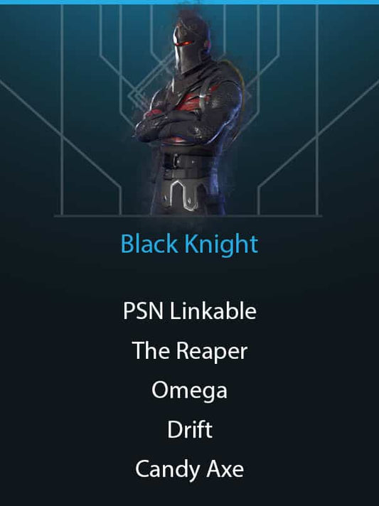 Black Knight | 75 Outfits | The Reaper | Omega | Drift (Fully Unlocked) | Candy Axe