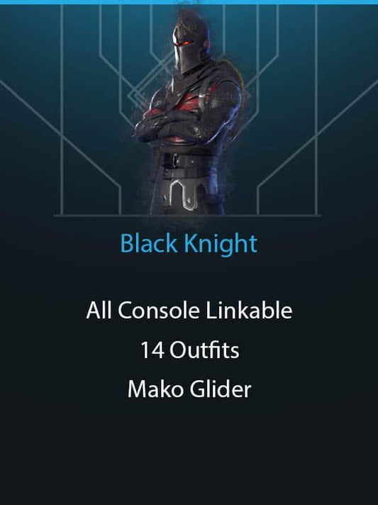 Black Knight | 14 Outfits | All Console Linkable | Mako Glider