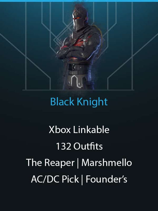 Black Knight | 132 Outfits | Founders | The Reaper | Marshmello