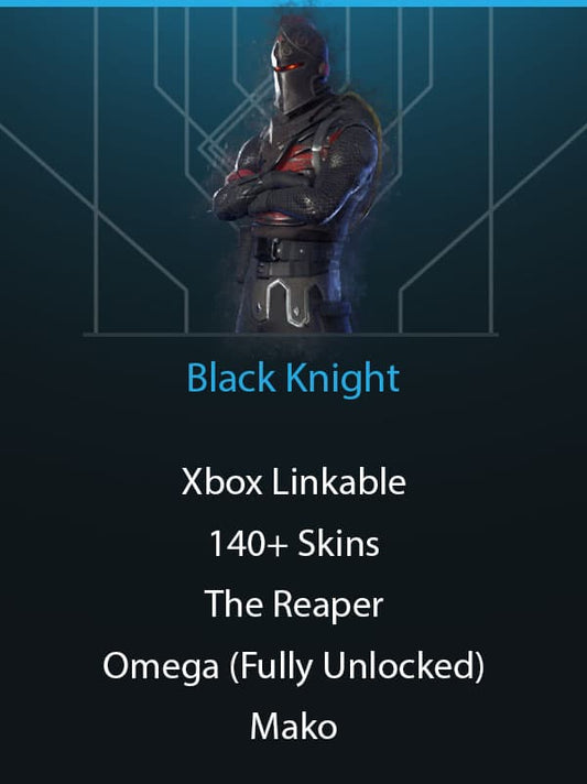 Black Knight | 144 Outfits | The Reaper | Omega Fully Unlocked | Ragnarok | Mako