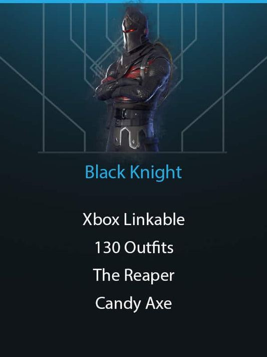 Black Knight | Xbox Linkable | Candy Axe | 130 Outfits | The Reaper